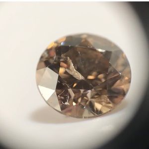 0.78 carat fancy brown natural loose diamond!